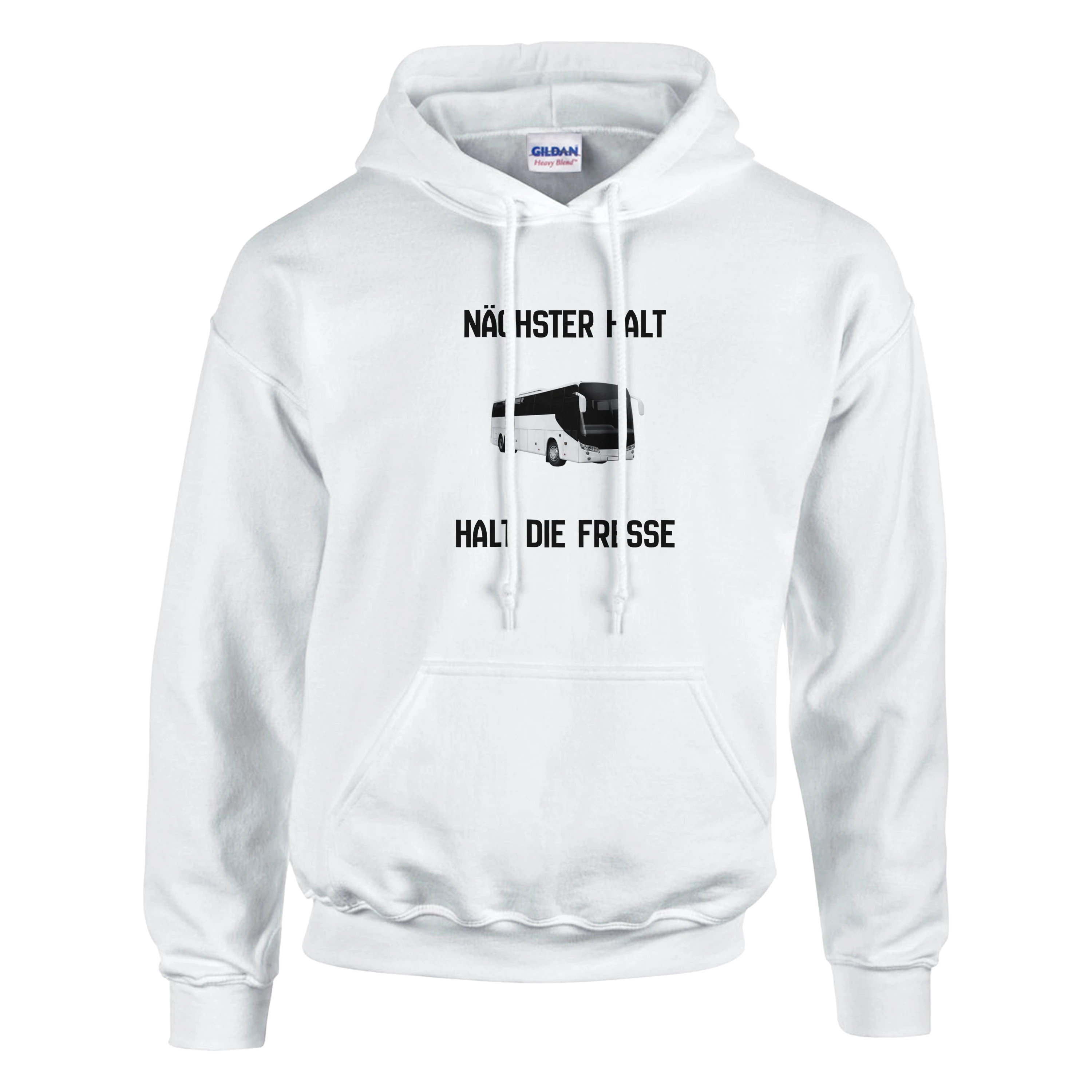 Nächster Halt, Halt die Fresse - Basic Hoodie